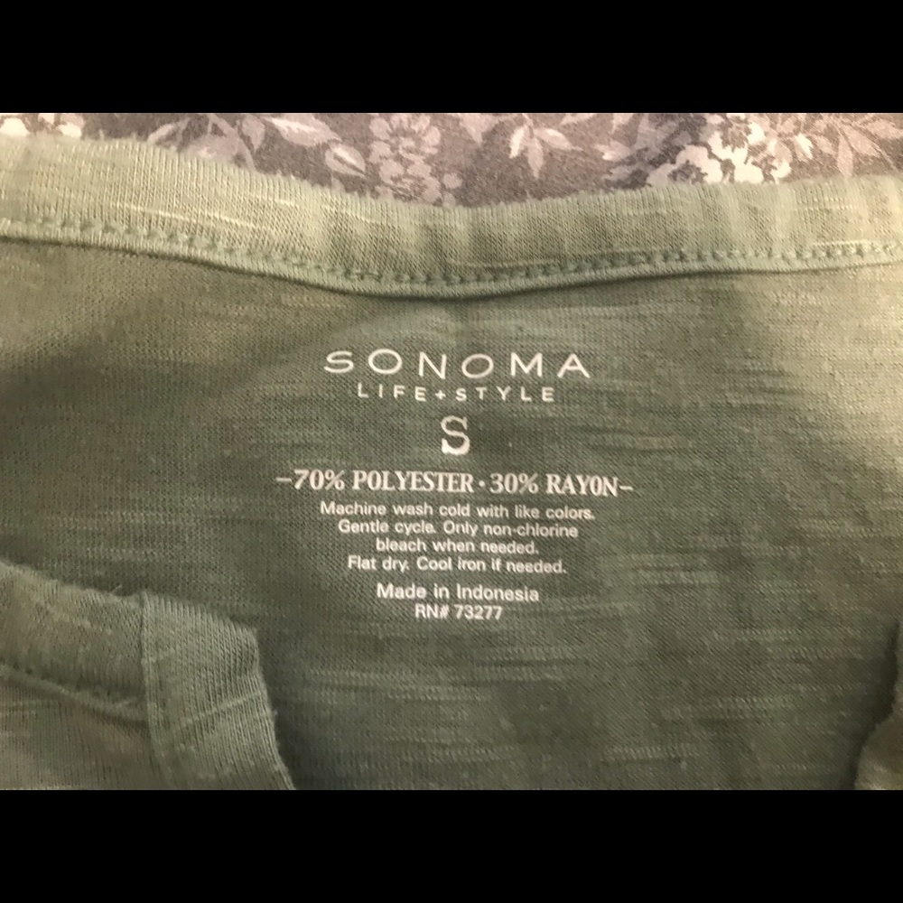 Green Sonoma tank top